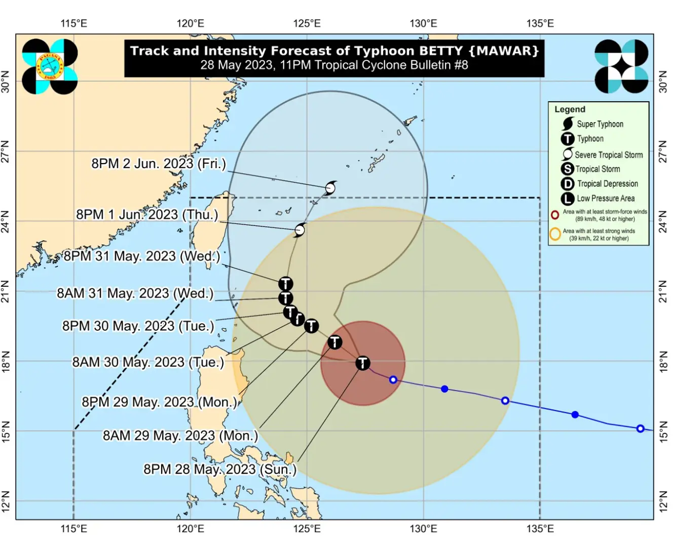 Philippines bắt đầu cho sơ tán dân tránh bão Mawar