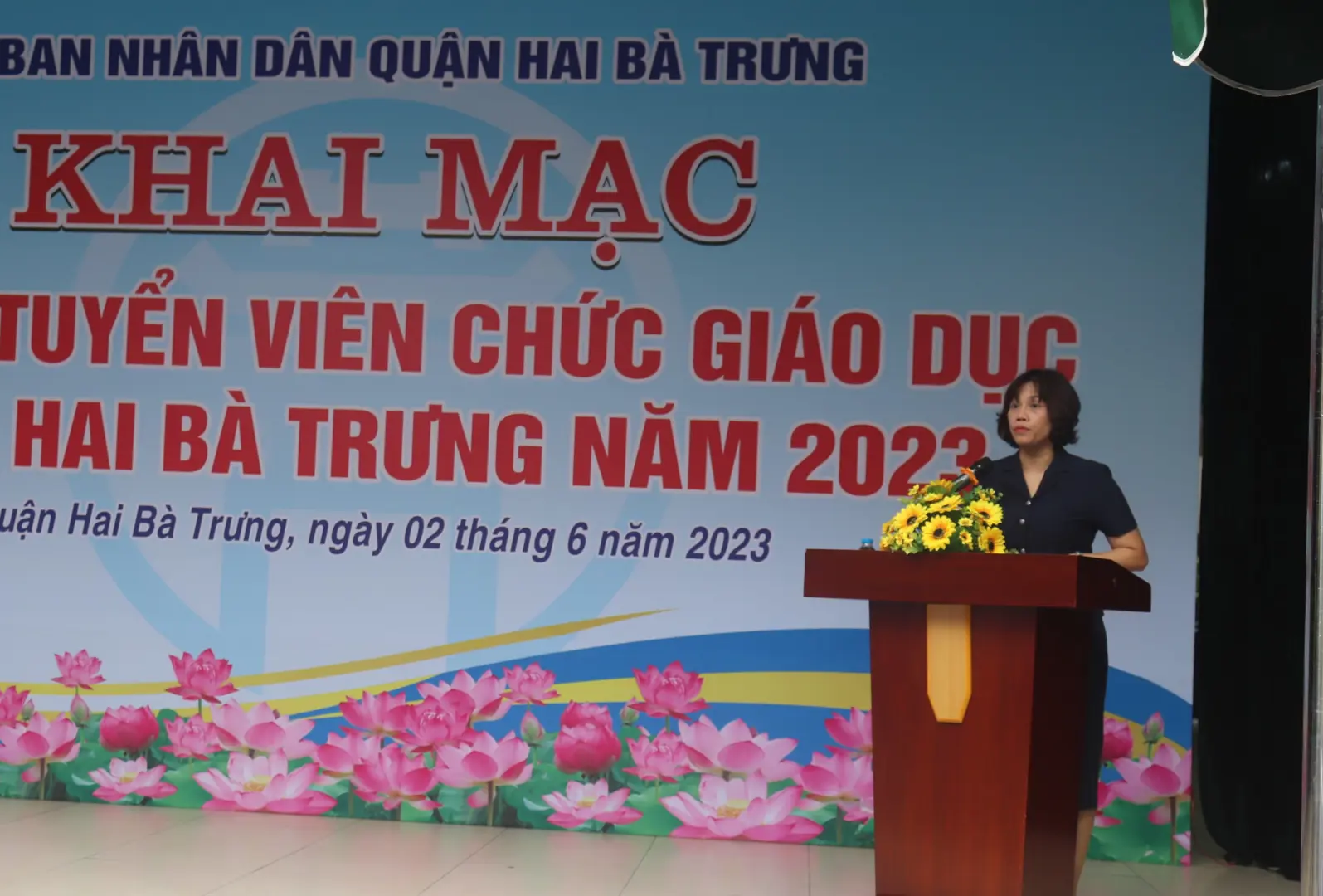 Gần 400 thí sinh dự xét tuyển viên chức giáo dục quận Hai Bà Trưng