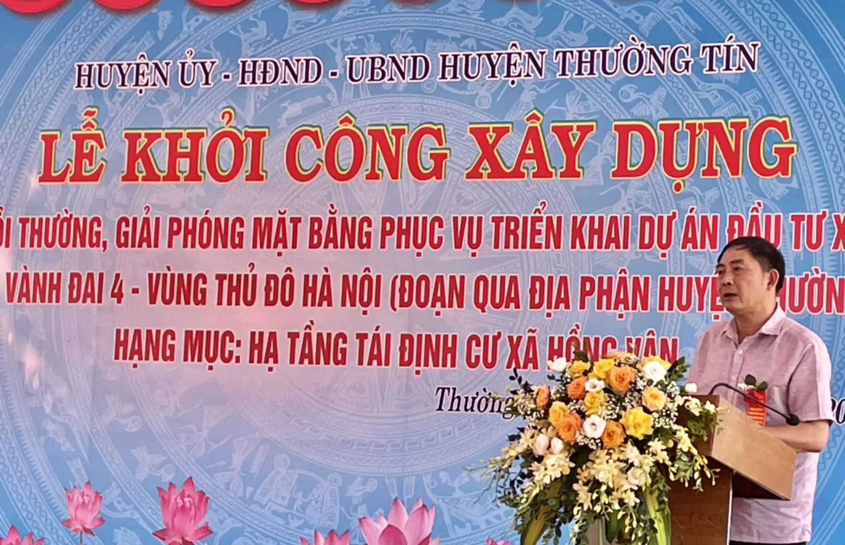 Thường Tín khởi công Khu tái định cư đầu tiên liên quan đường Vành đai 4