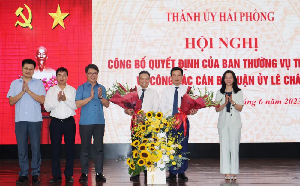 Phó Giám đốc Sở Xây dựng giữ chức Phó Bí thư quận Lê Chân