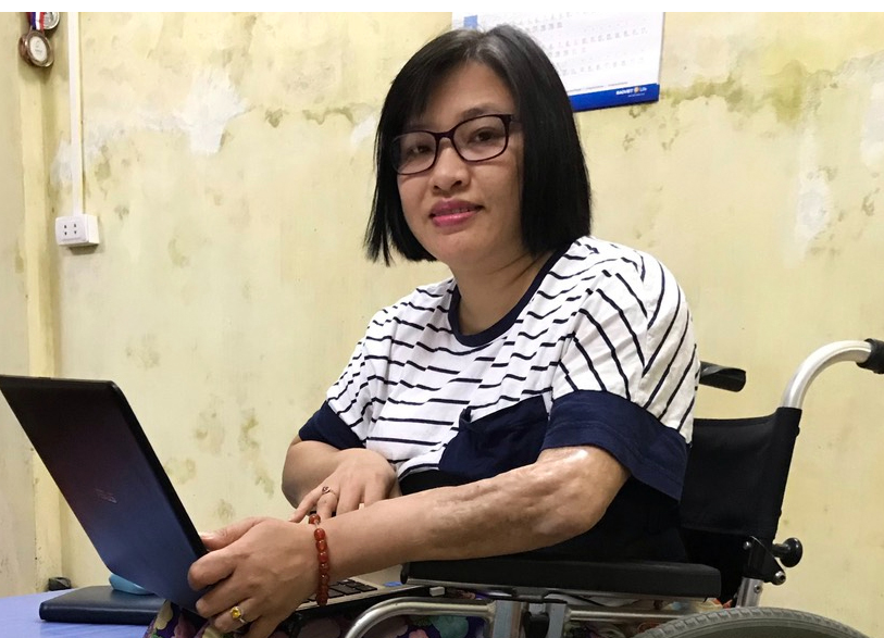 Người phụ nữ nghị lực vượt lên hoàn cảnh
