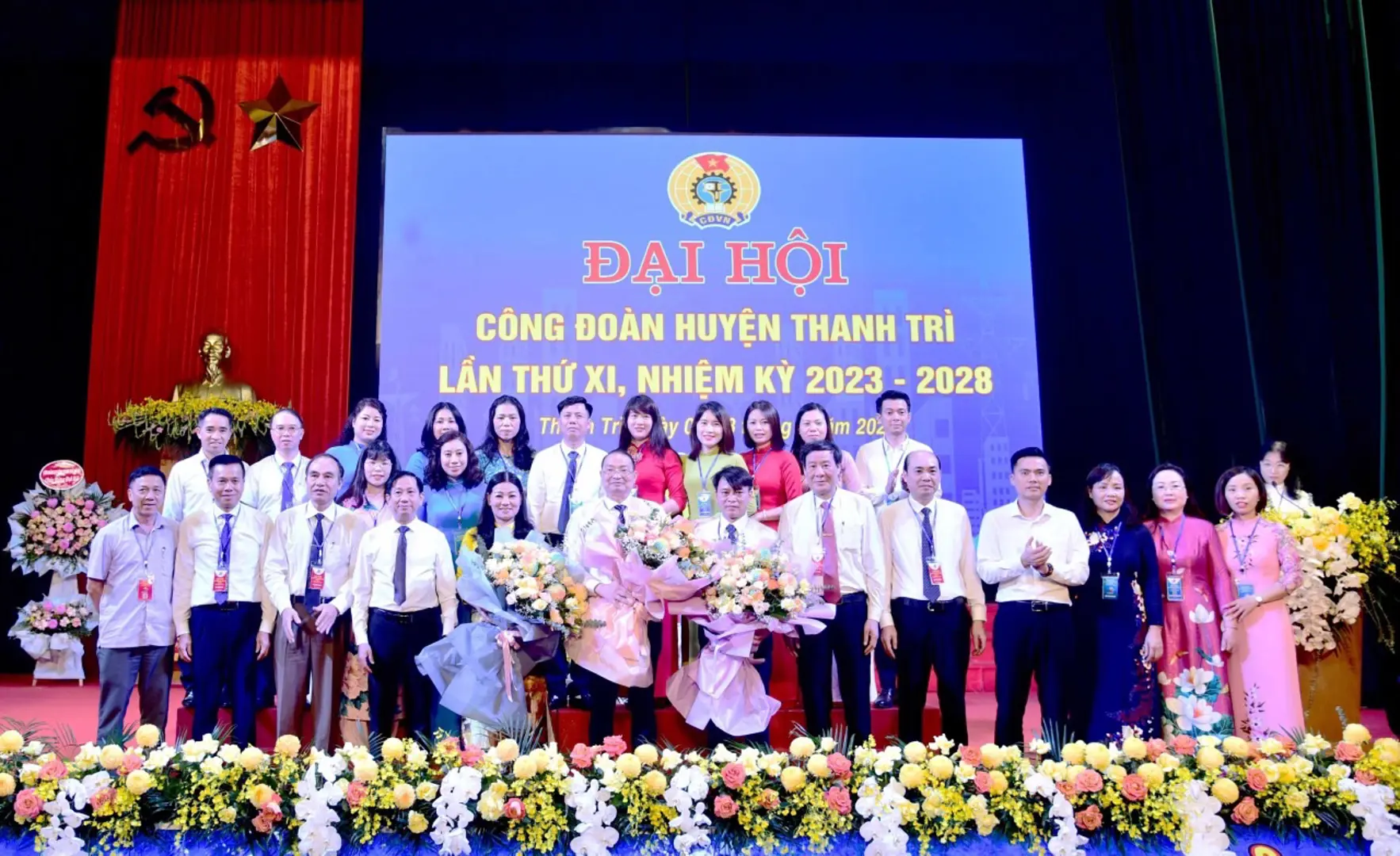 Huyện Thanh Trì tổ chức thành công Đại hội Công đoàn lần thứ XI