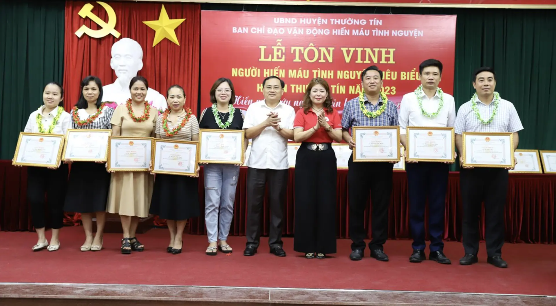 Thường Tín tôn vinh 83 tập thể, cá nhân tiêu biểu hiến máu tình nguyện