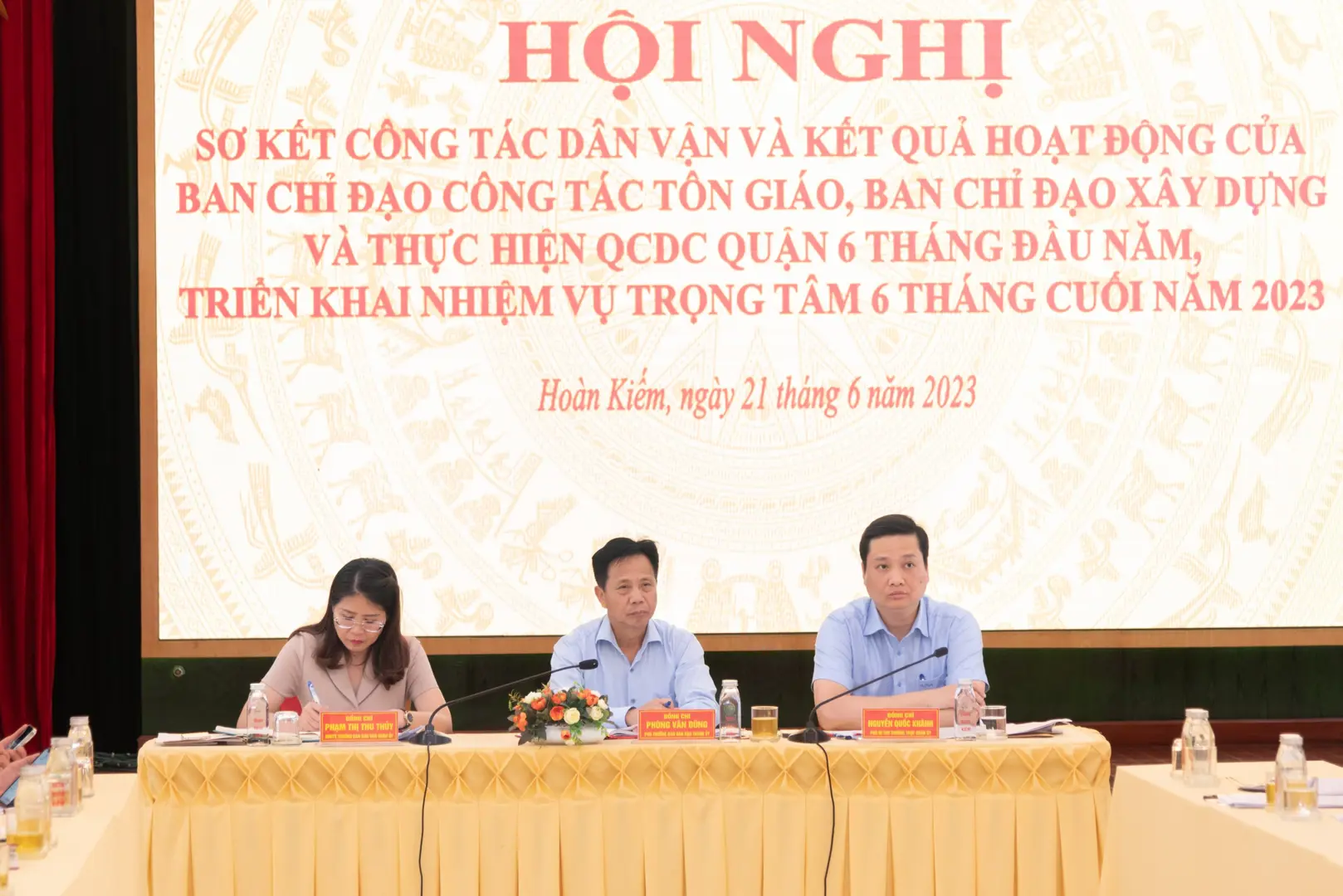 Công tác dân vận quận Hoàn Kiếm bám sát cơ sở, tạo niềm tin trong dân