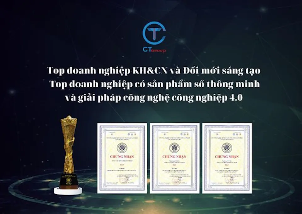 CT Group được vinh danh Top doanh nghiệp KH&CN tiêu biểu đổi mới sáng tạo