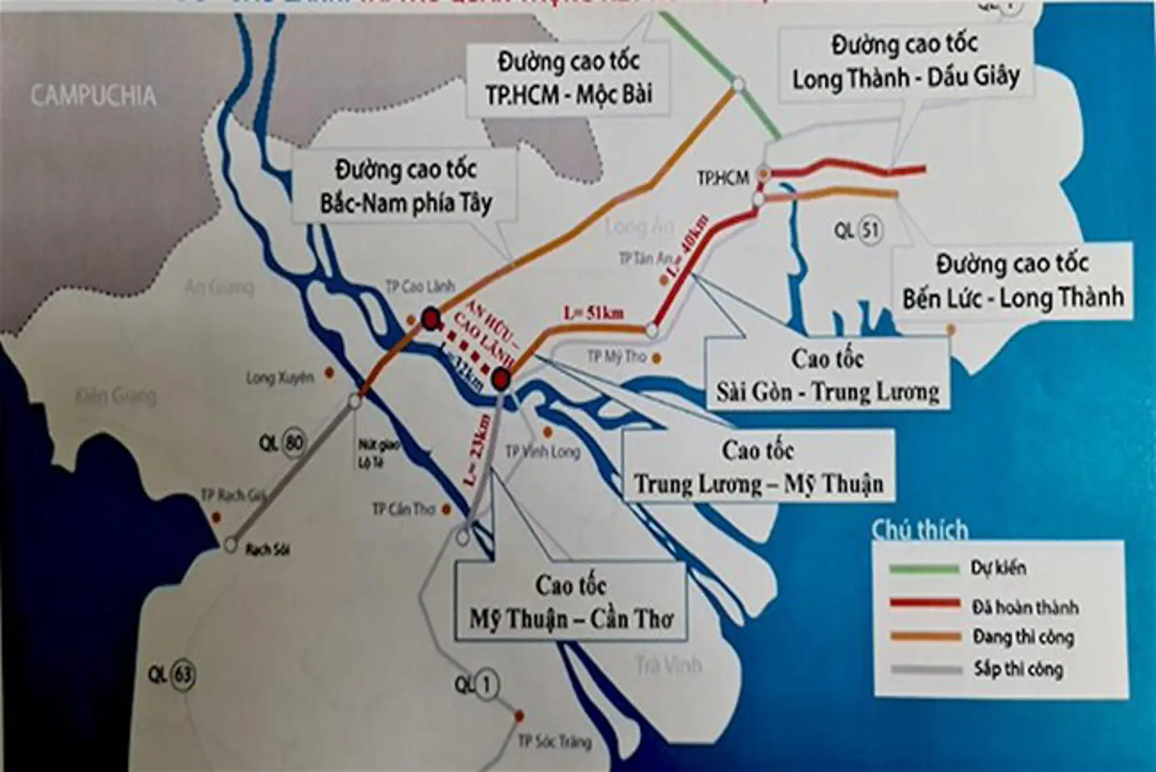 Đồng Tháp: Chuẩn bị khởi công cao tốc Cao Lãnh - An Hữu