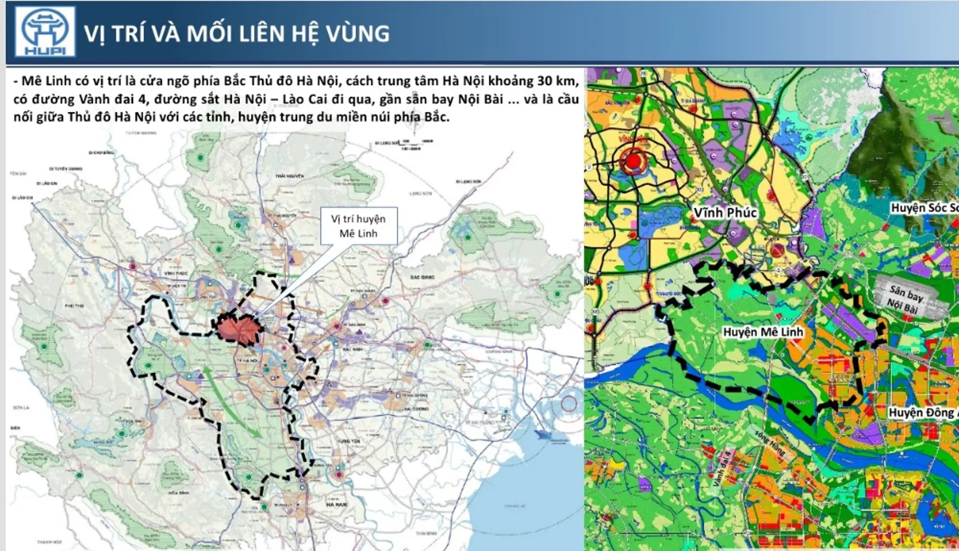 Quy hoạch Vùng huyện Mê Linh: Xác định rõ vị thế để phát triển bền vững