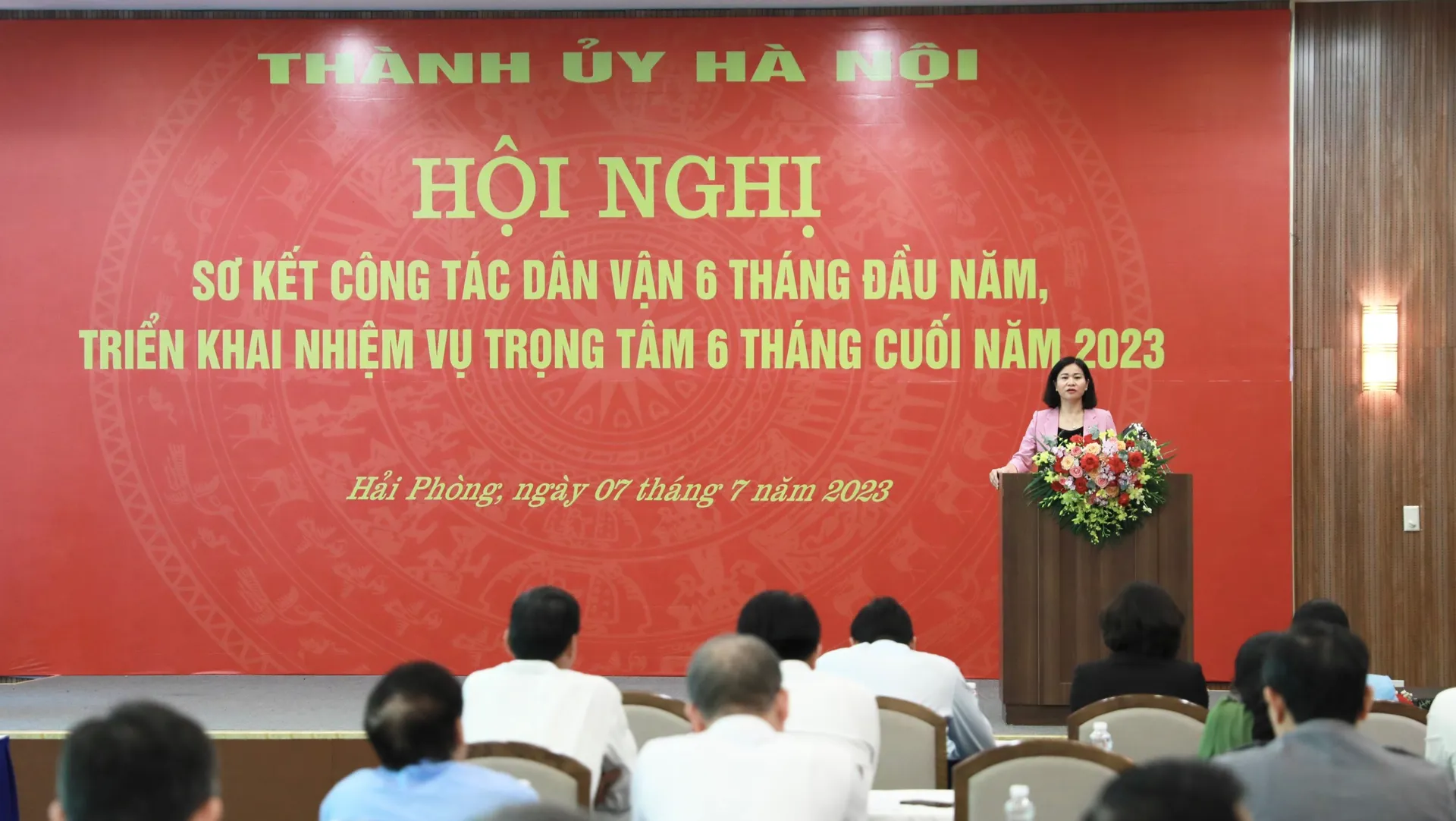 Đẩy mạnh công tác dân vận trong thực hiện nhiệm vụ chính trị của thành phố