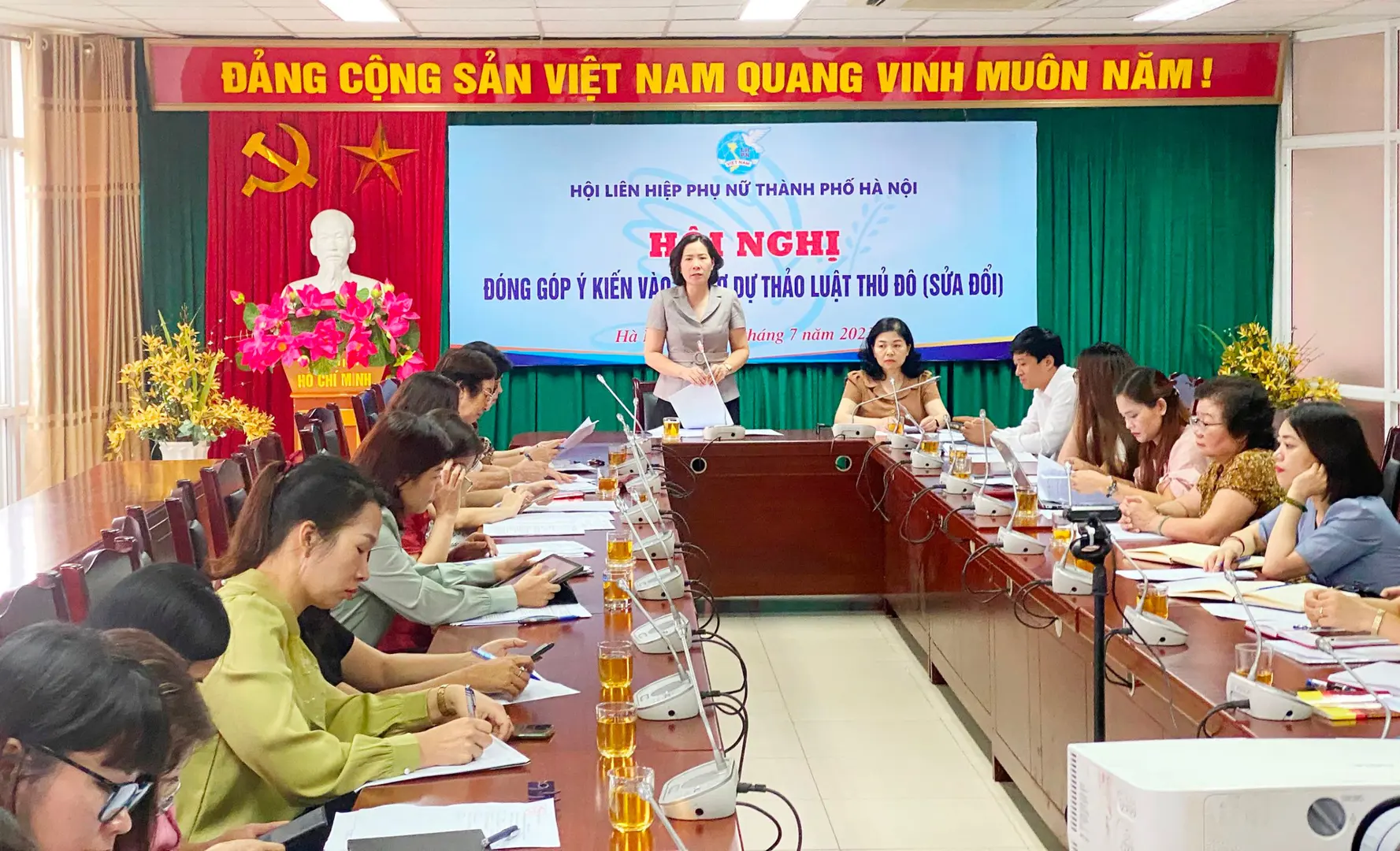 Hội Phụ nữ Hà Nội góp ý kiến vào dự thảo Luật Thủ đô (sửa đổi)