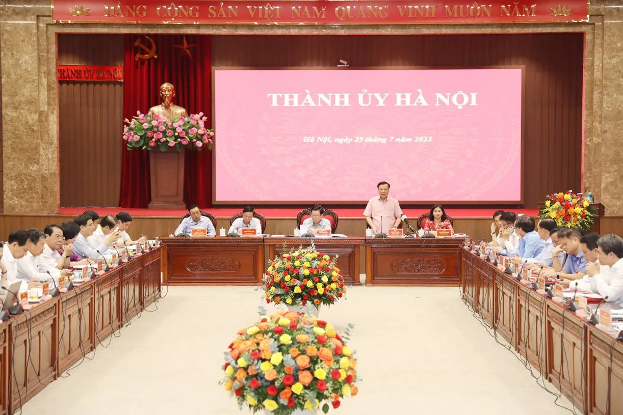 Đẩy mạnh triển khai chủ trương lớn, dài hơi để Thủ đô Hà Nội phát triển