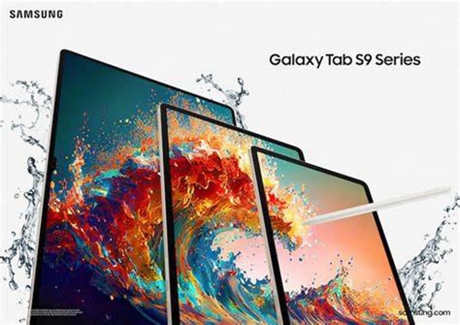 Galaxy Tab S9 Series có khả năng kháng nước toàn diện