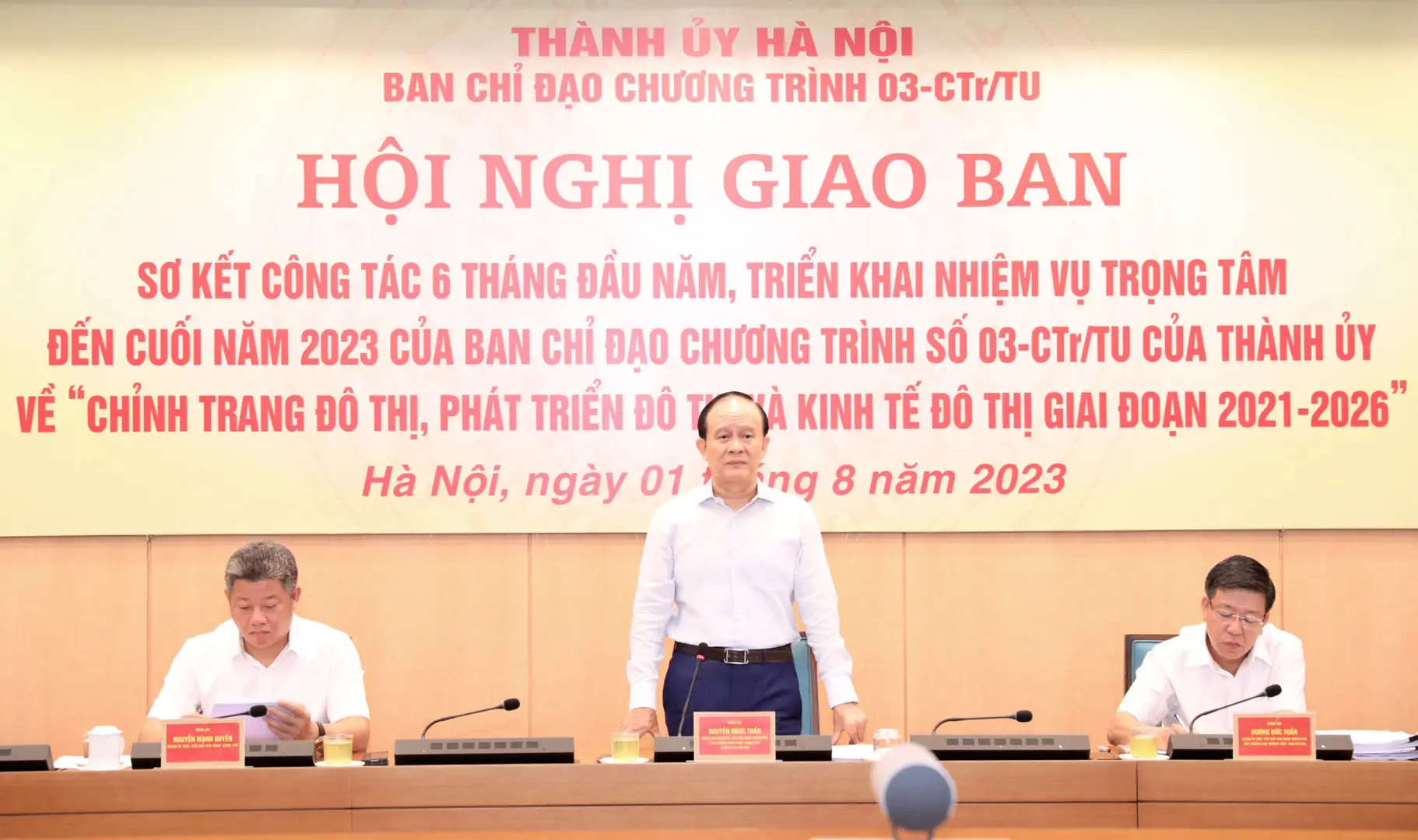 Ban Chỉ đạo Chương trình 03-CTr/TU thảo luận giải pháp tháo gỡ các chỉ tiêu khó