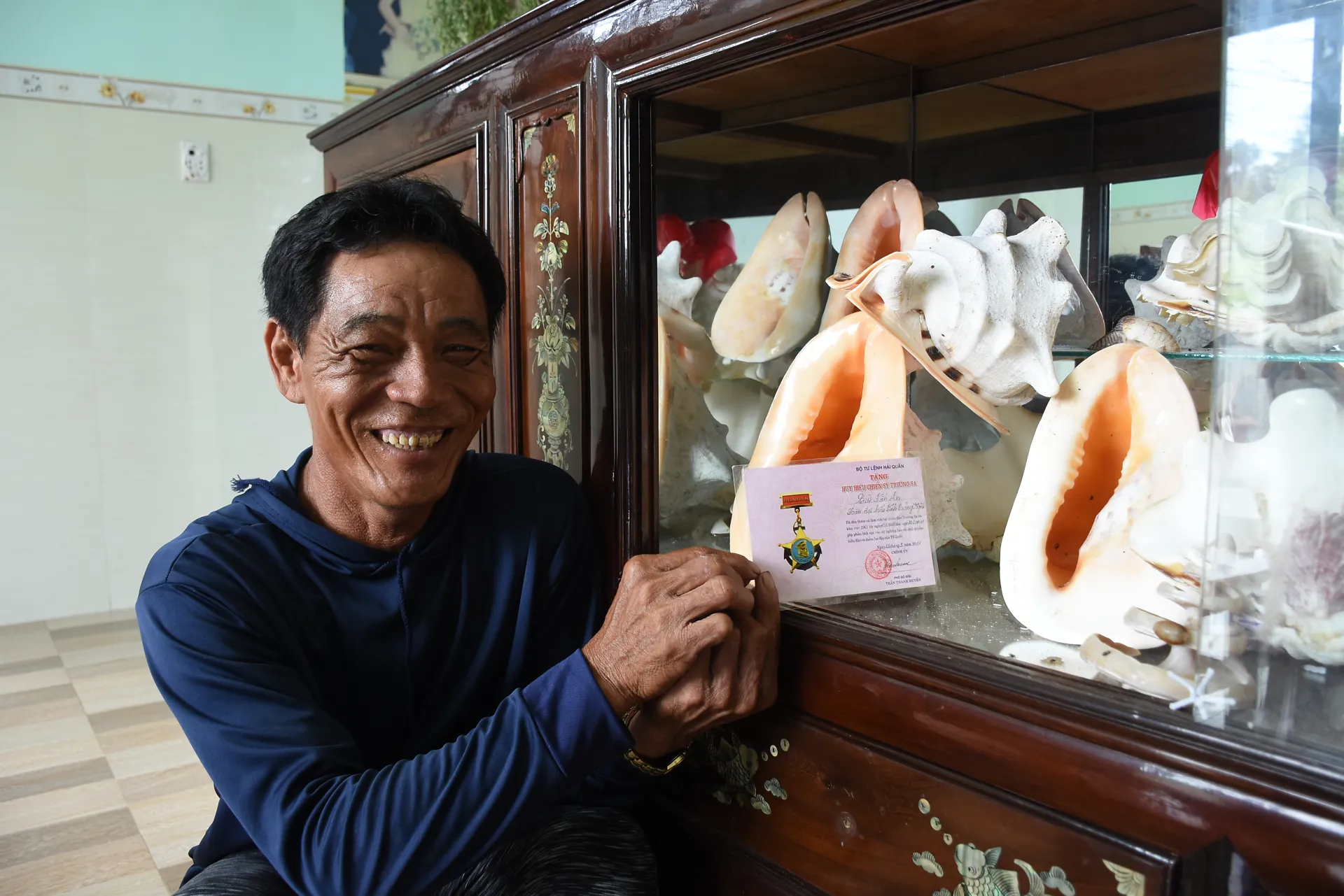 Những “chiến sĩ Trường Sa” trên biển