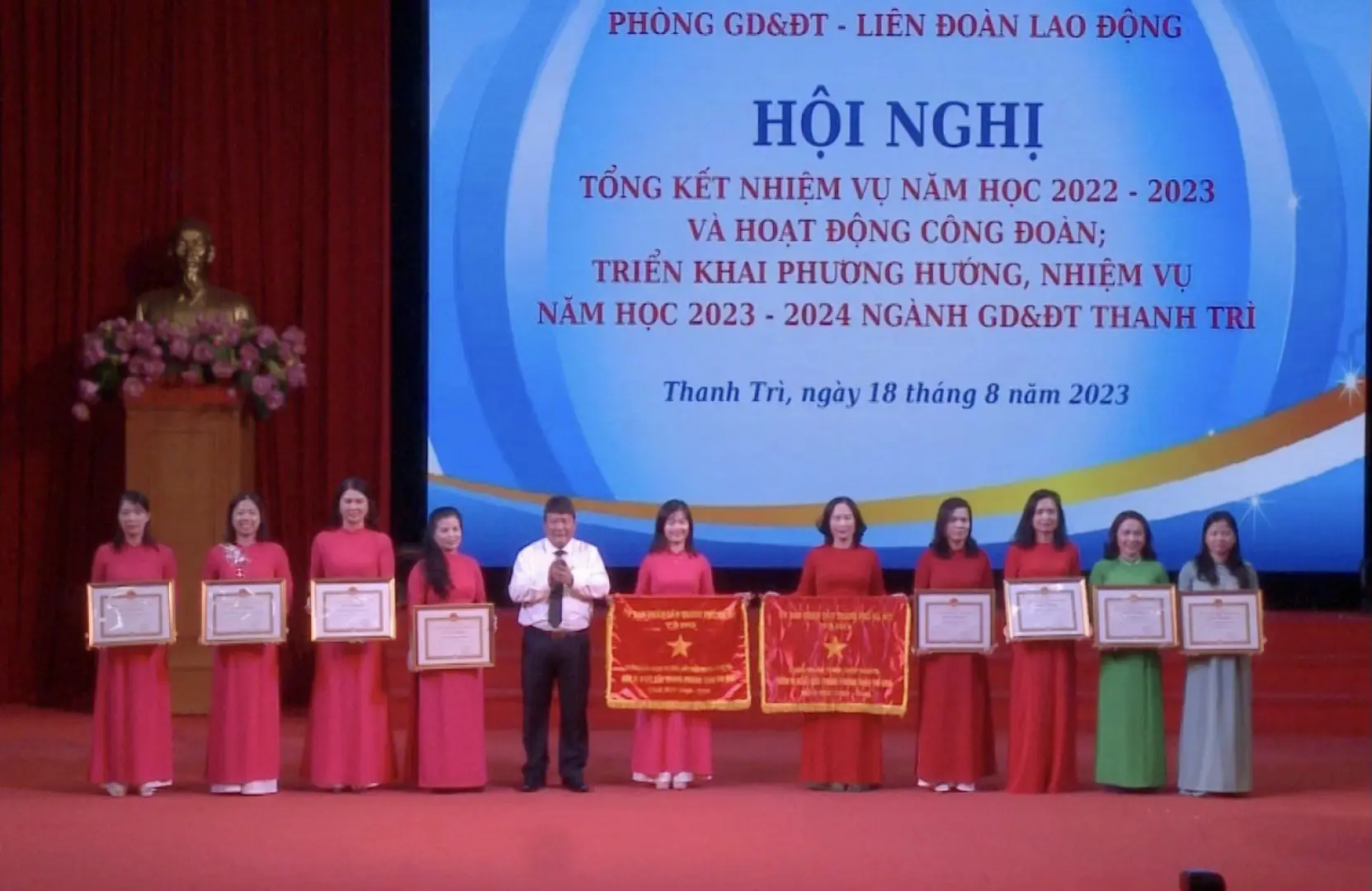 Huyện Thanh Trì tổng kết nhiệm vụ năm học 2022 – 2023