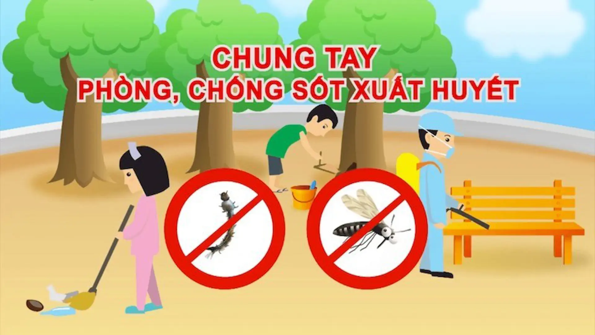 Quận Hoàng Mai triển khai nhiều biện pháp phòng, chống sốt xuất huyết