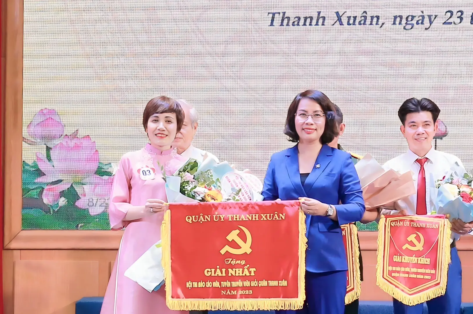 Quận Thanh Xuân tổ chức chung khảo hội thi báo cáo viên, tuyên truyền viên giỏi