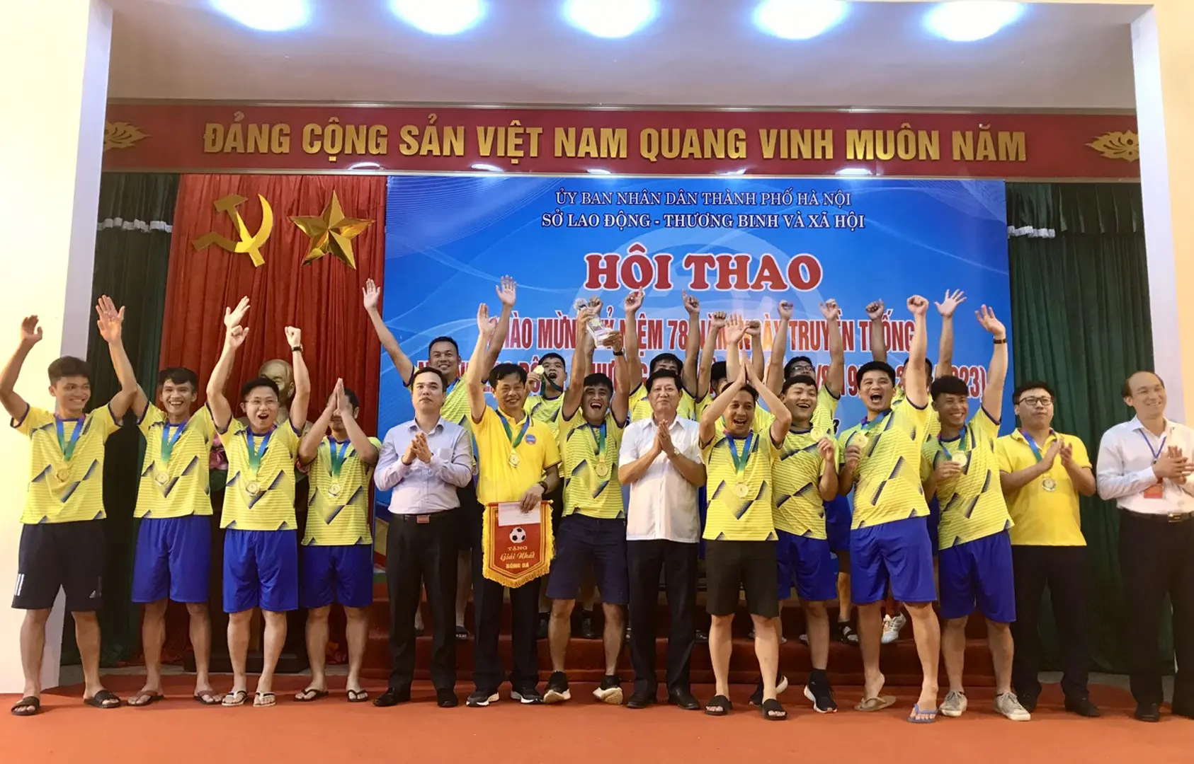  Hà Nội trao 28 giải thưởng cho tập thể, cá nhân tham gia Hội thao