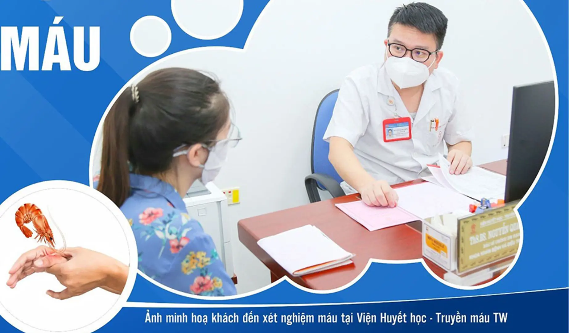 Hy hữu: Phát hiện ung thư máu sau khi bị râu tôm chọc vào ngón tay