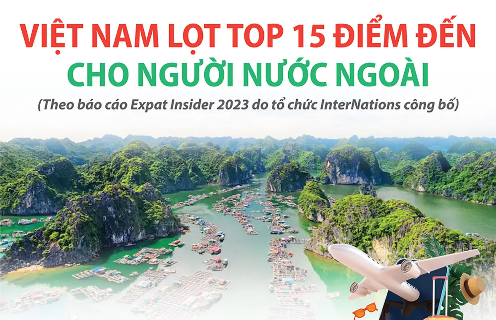 Việt Nam lọt top 15 điểm đến cho người nước ngoài