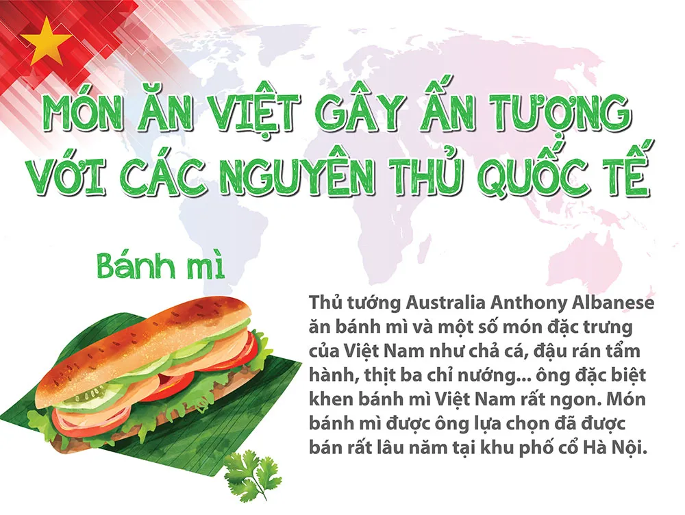 Món ăn Việt gây ấn tượng với các nguyên thủ quốc tế