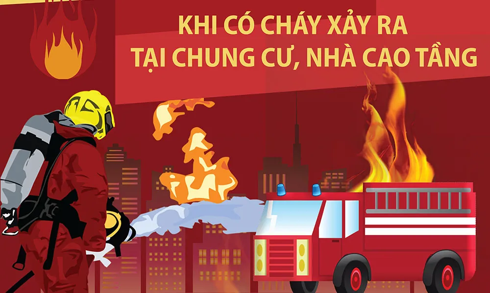 Kỹ năng thoát nạn khi có cháy xảy ra tại chung cư, nhà cao tầng
