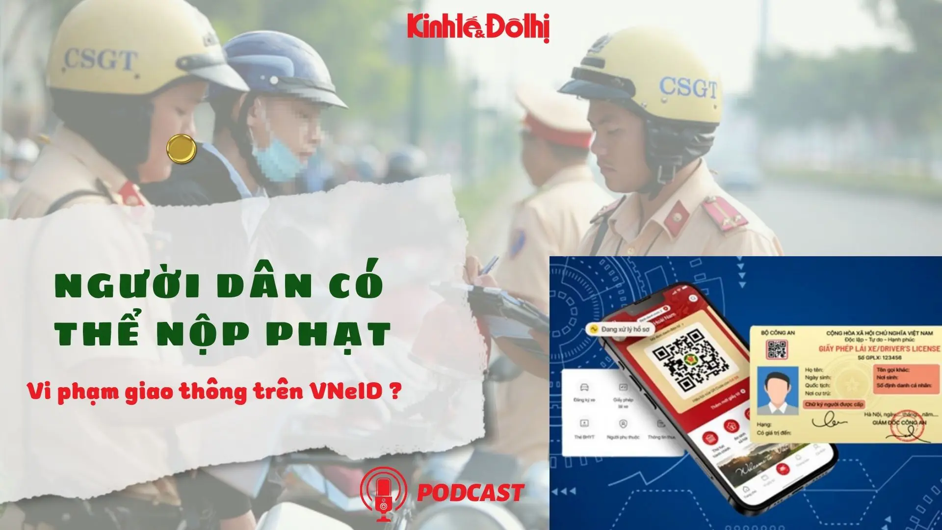 Người dân có thể nộp phạt vi phạm giao thông trên VNeID ?