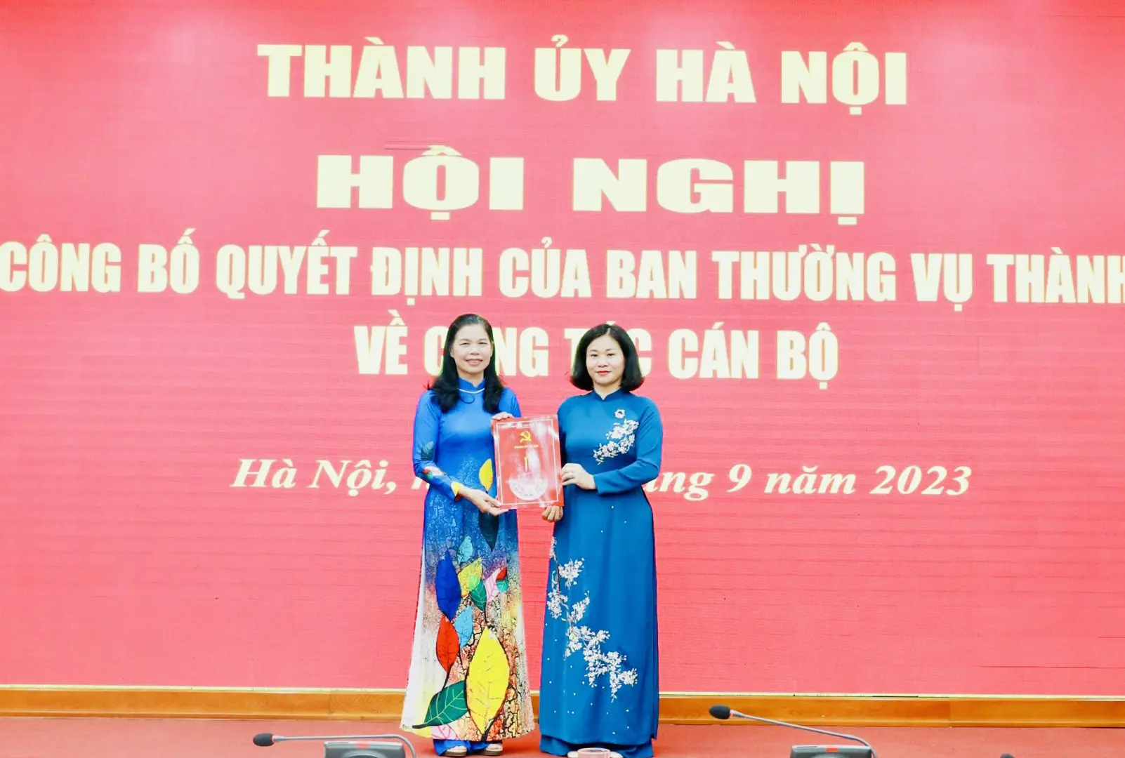 Công bố Quyết định về công tác cán bộ tại Uỷ ban MTTQ TP Hà Nội