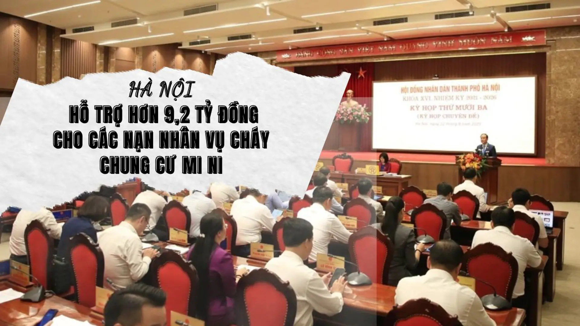 Hà Nội hỗ trợ hơn 9,2 tỷ đồng cho các nạn nhận vụ cháy chung cư mini