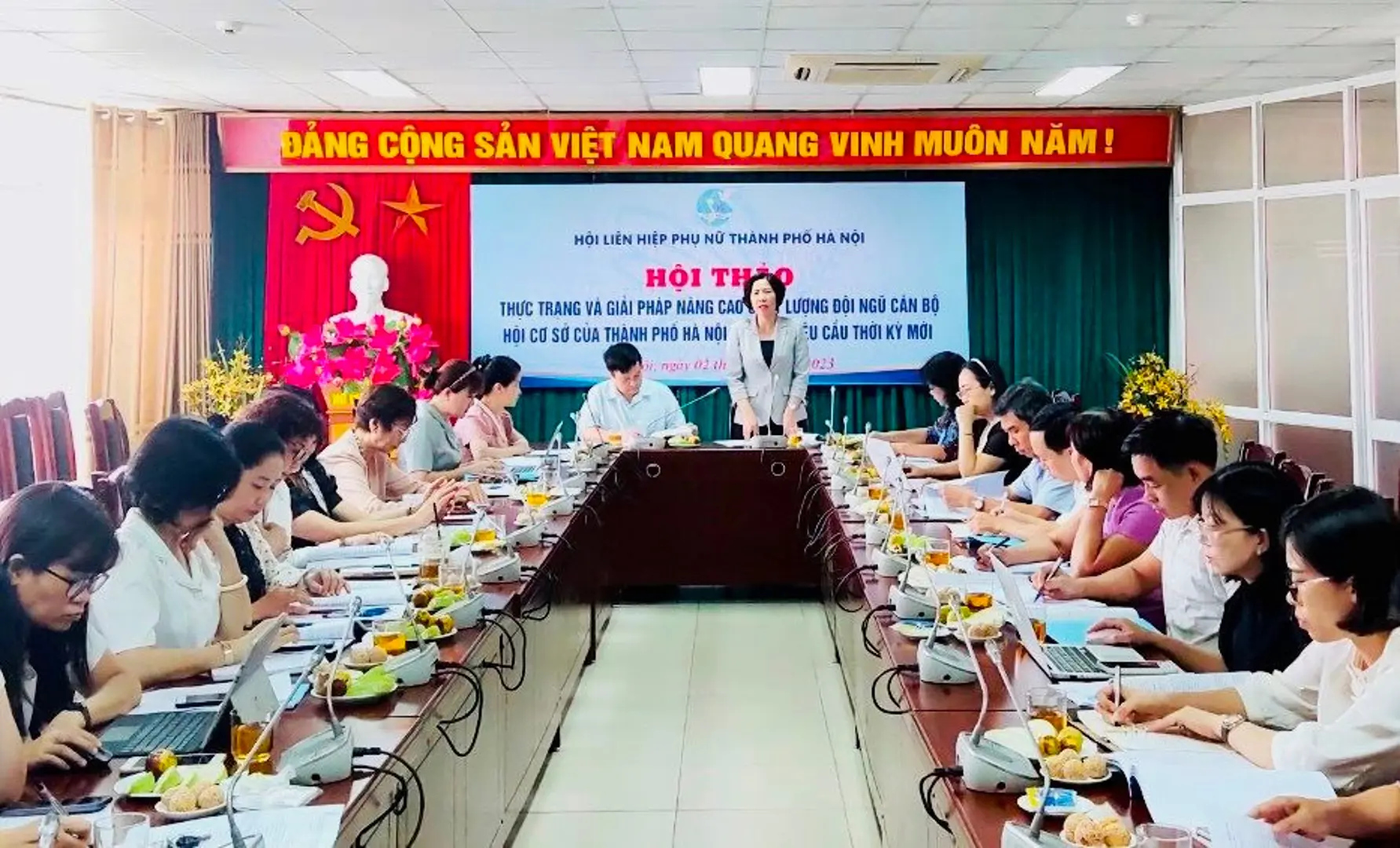 Nâng cao chất lượng đội ngũ cán bộ Hội Phụ nữ Thành phố Hà Nội