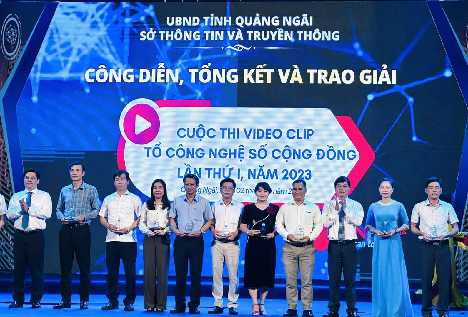 Quảng Ngãi: Trao giải Cuộc thi video clip Tổ công nghệ số cộng đồng