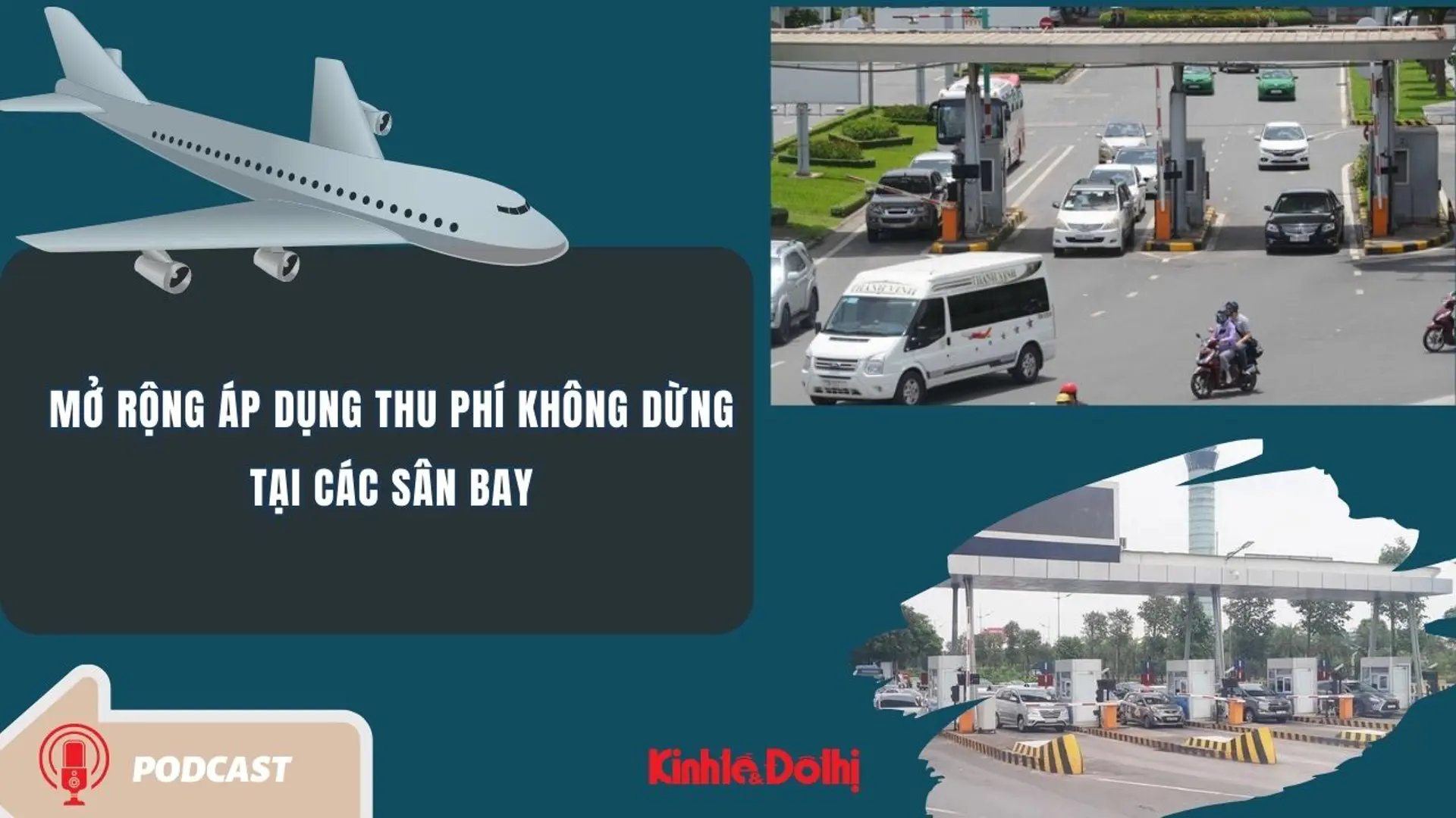 Mở rộng áp dụng thu phí không dừng tại các sân bay