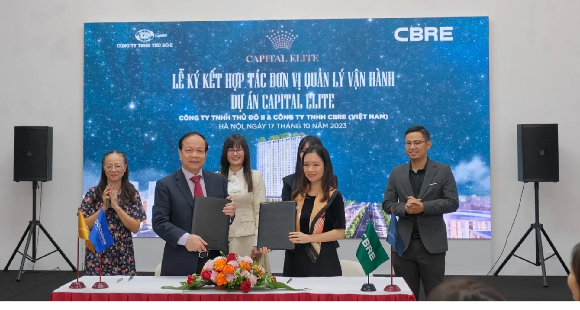 Capital Elite chính thức lựa chọn CBRE làm đơn vị quản lý vận hành