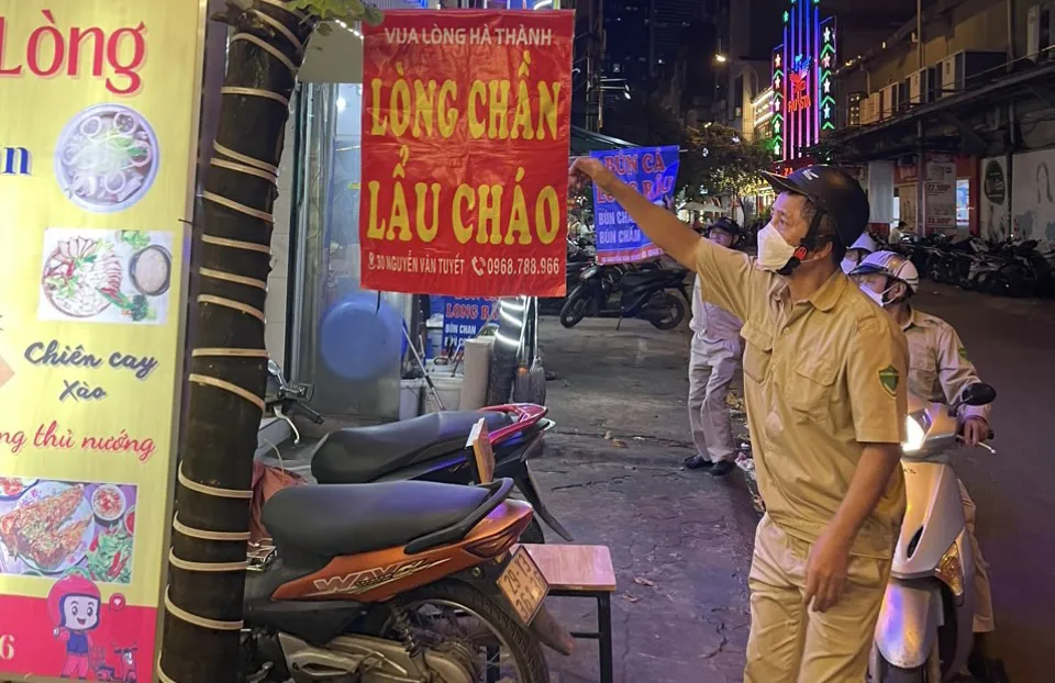 Phường Trung Liệt tăng cường xử lý trật tự đô thị trên địa bàn