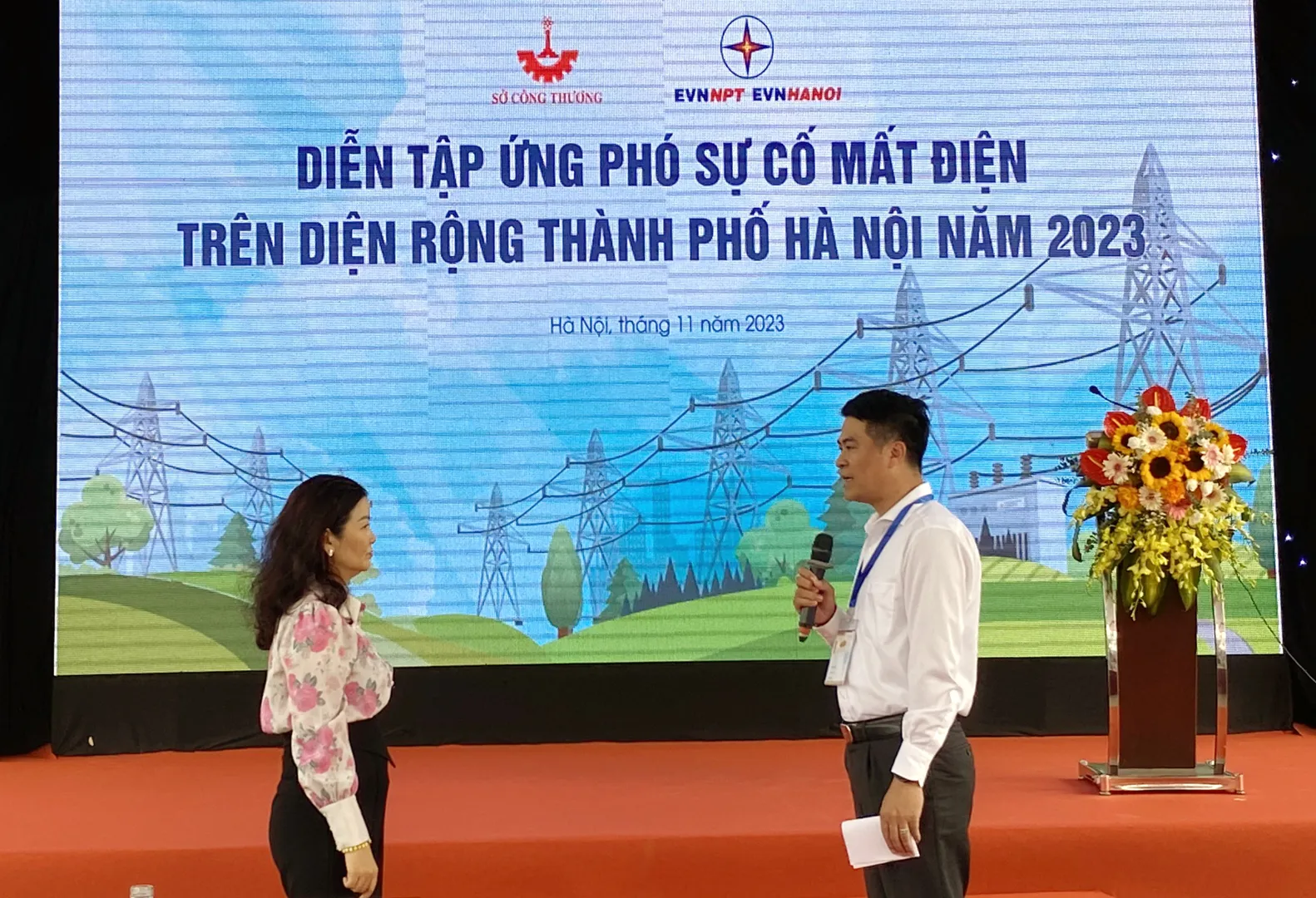 Hà Nội: Diễn tập ứng phó sự cố mất điện diện rộng