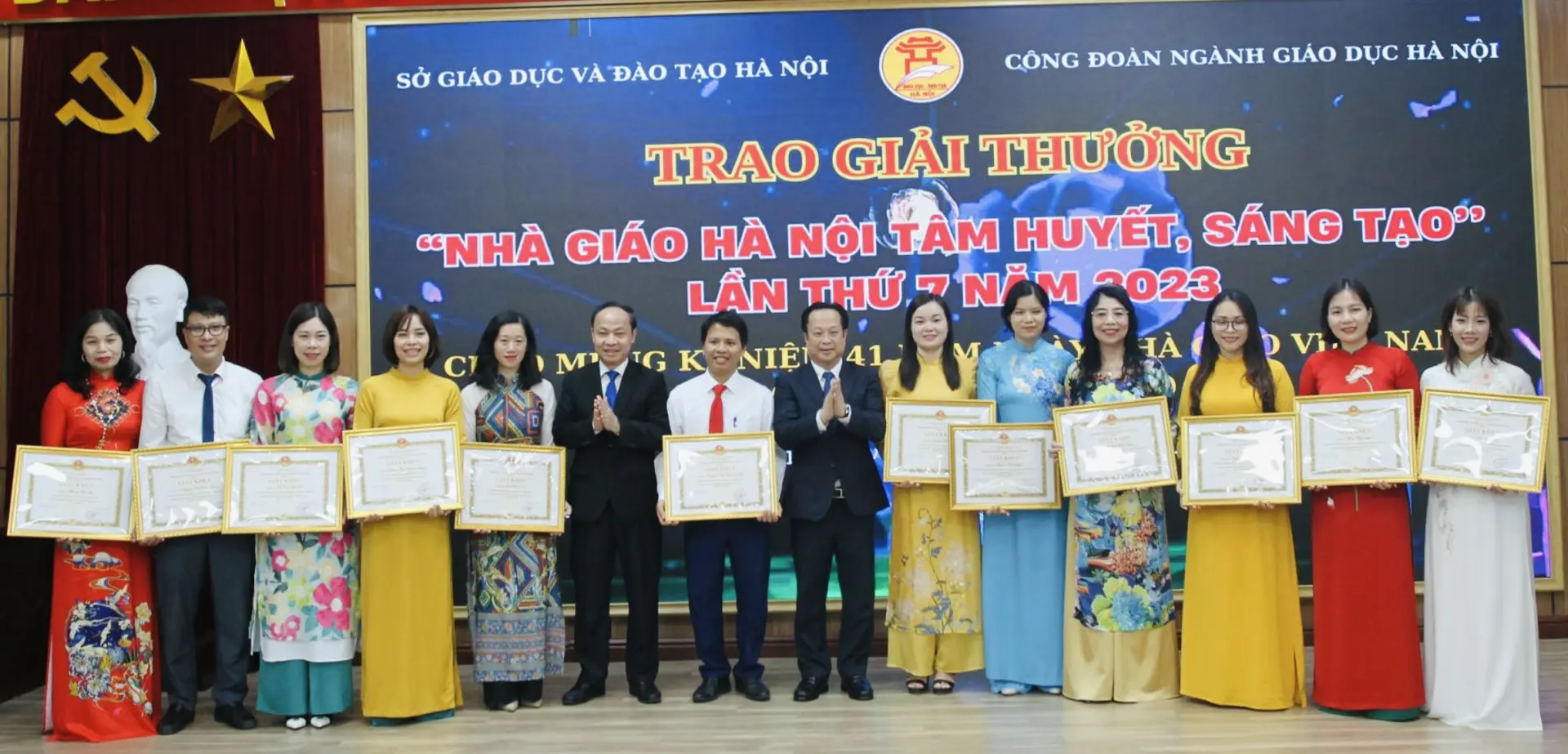 Vinh danh 135 nhà giáo Hà Nội tâm huyết, sáng tạo năm 2023