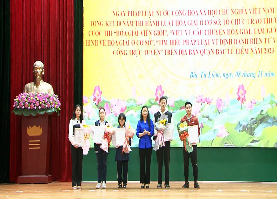 Quận Bắc Từ Liêm tổng kết 10 năm thi hành Luật Hòa giải ở cơ sở