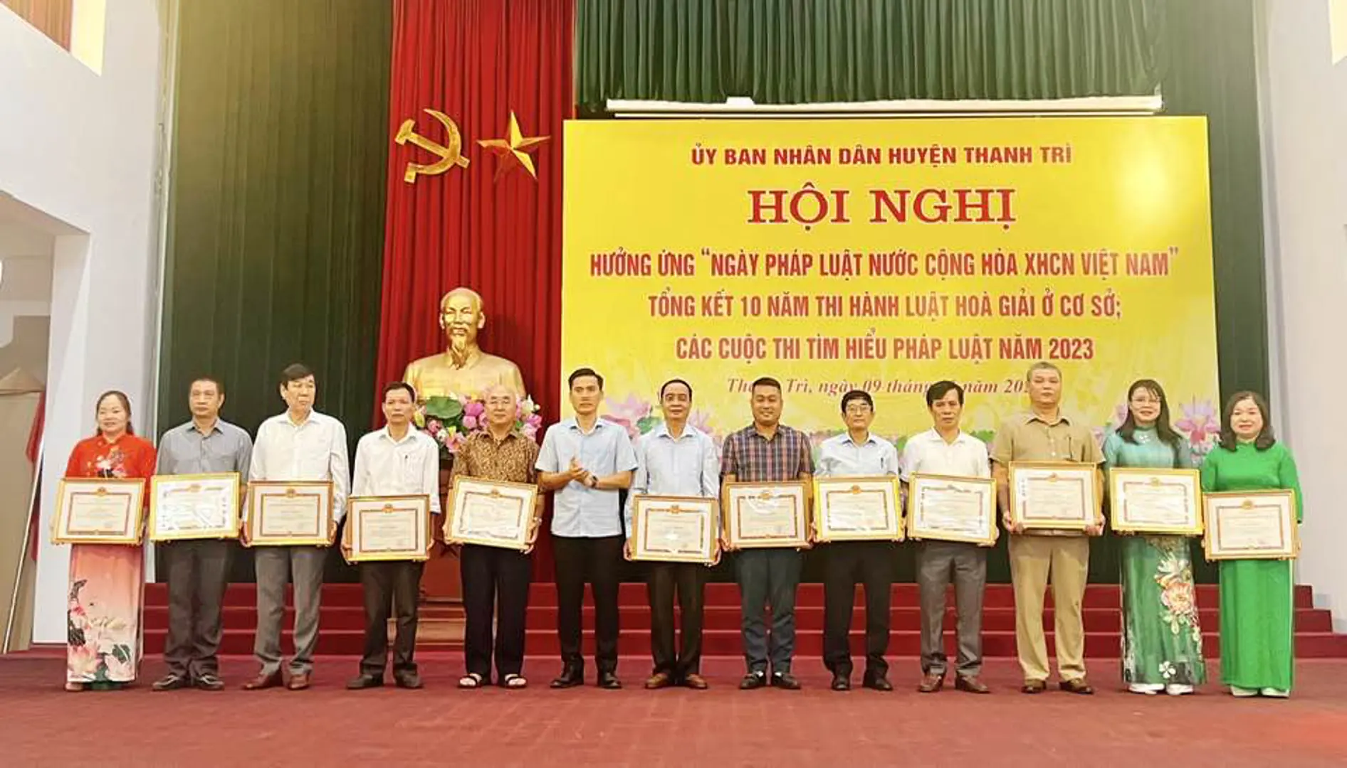 Huyện Thanh Trì: Tổng kết 10 năm thi hành Luật Hòa giải ở cơ sở