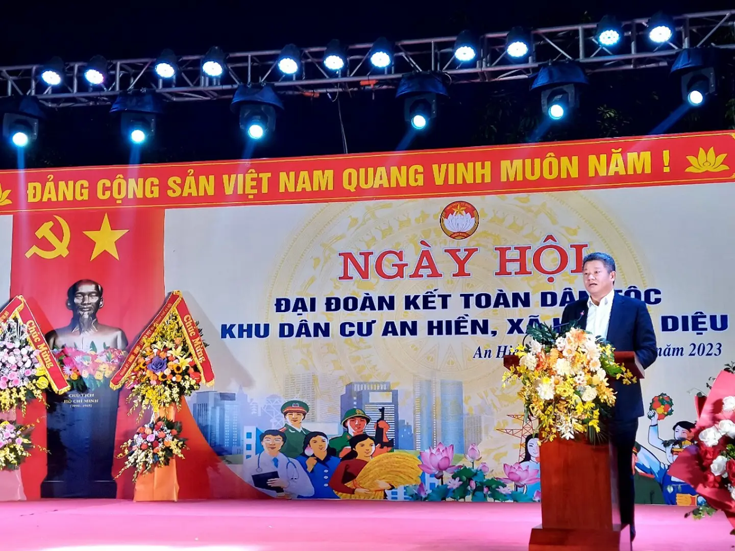  Tưng bừng ngày hội Đại đoàn kết toàn dân tộc ở thôn An Hiền 