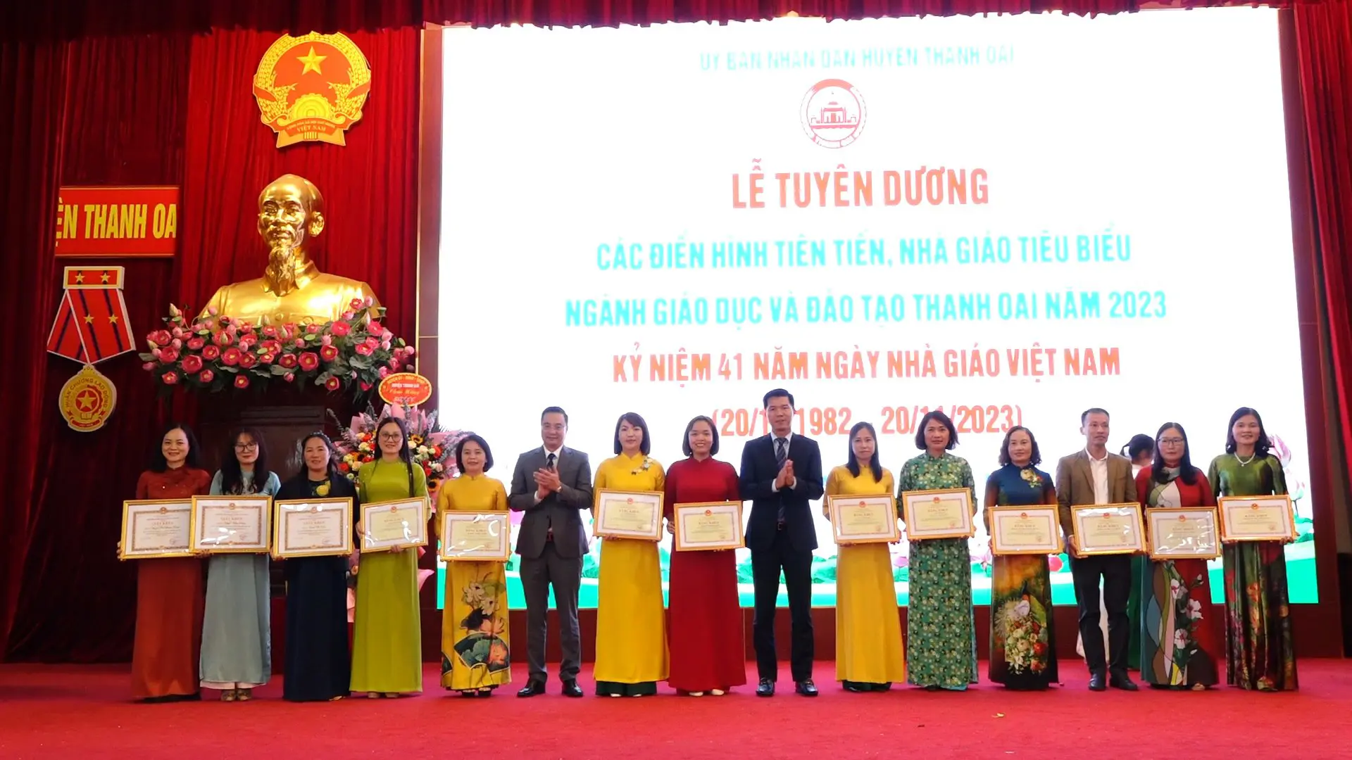 Huyện Thanh Oai, vinh danh nhiều nhà giáo tiêu biểu