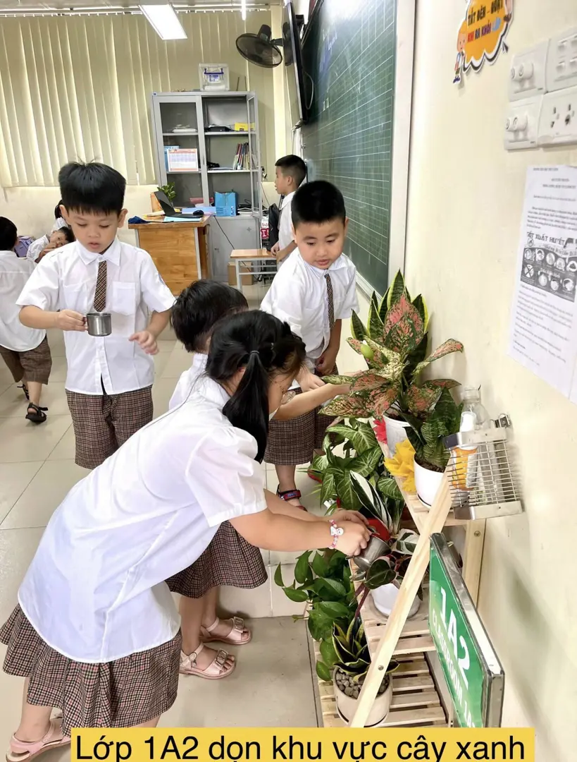 Những hành động thiết thực bảo vệ môi trường ở một trường tiểu học