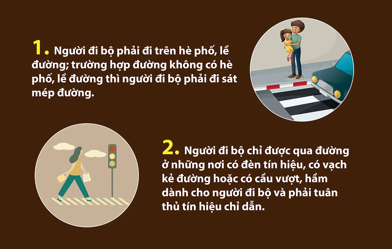 Quy tắc đi bộ an toàn