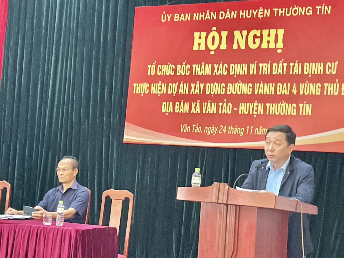 Thường Tín giao đất TĐC cho 136 hộ dân liên quan đến đường Vành đai 4