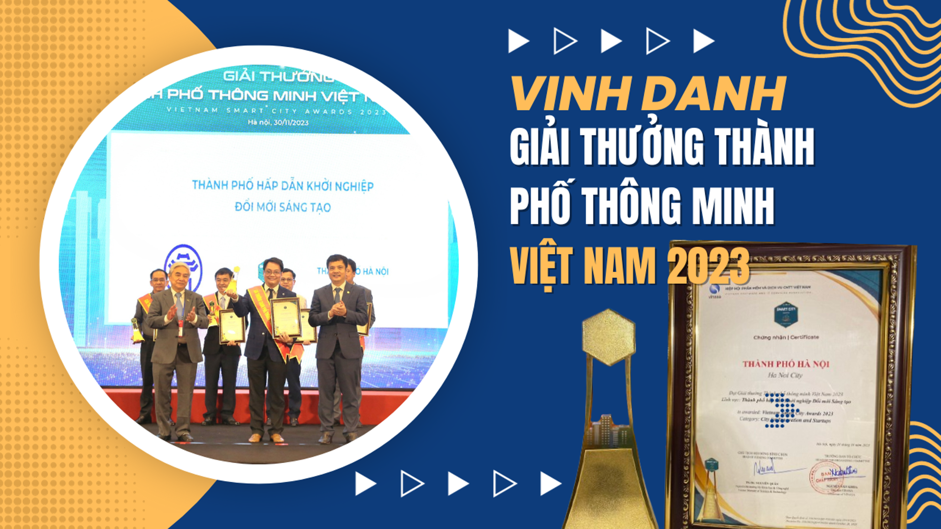 Vinh danh 32 giải thưởng thành phố thông minh Việt Nam 2023