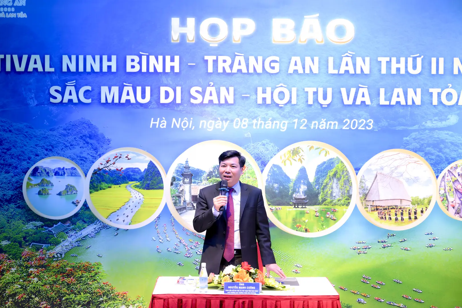 Festival Ninh Bình-Tràng An kể chuyện di sản bằng bối cảnh núi non, công nghệ mapping