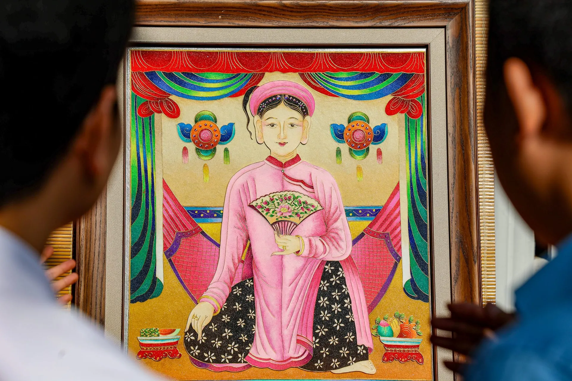 Diện mạo mới tranh dân gian Hàng Trống qua nghệ thuật Họa Kim Sa