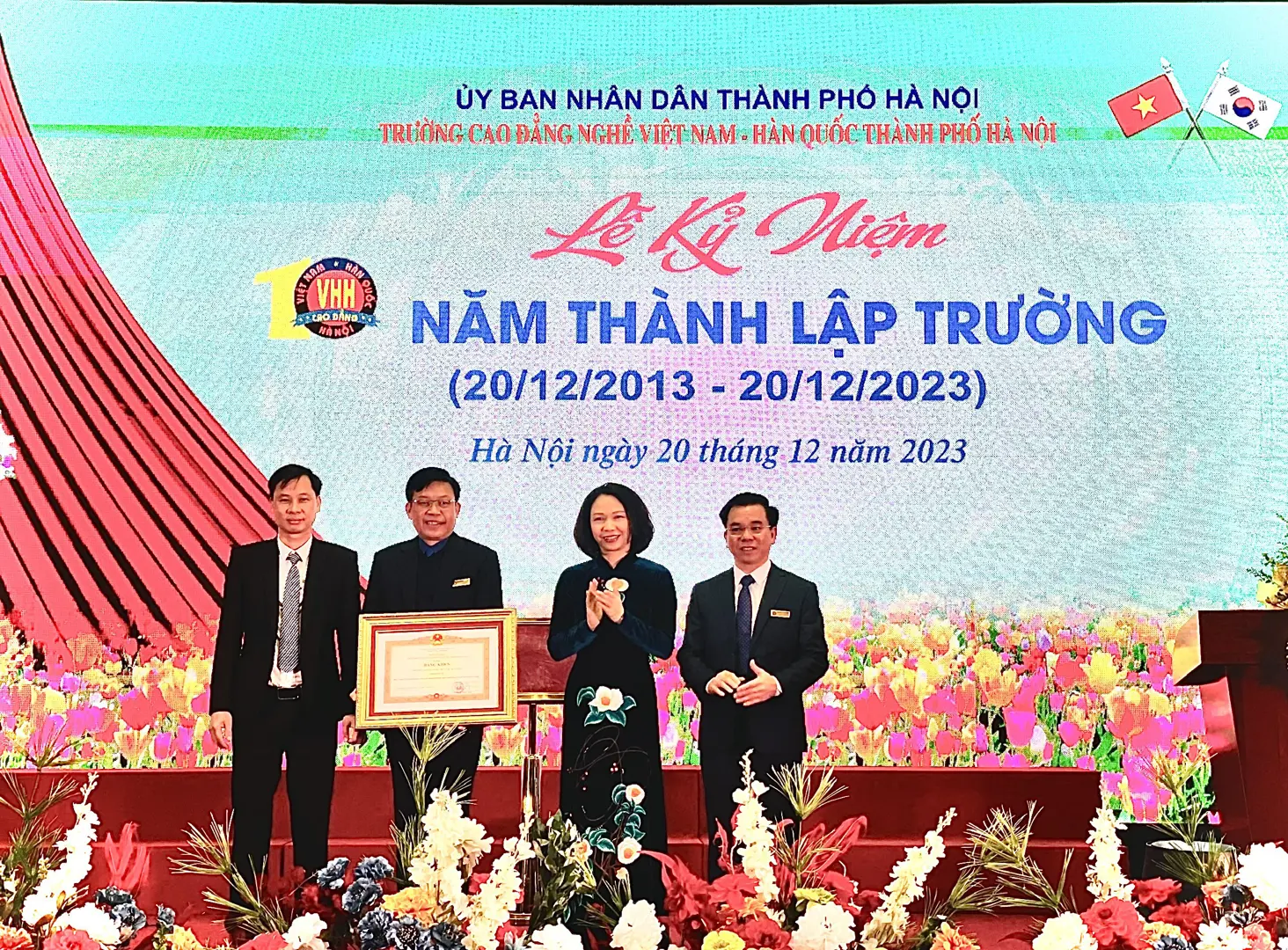 Trường CĐN Việt Nam-Hàn Quốc TP Hà Nội: Nhiều nghề 100% sinh viên có việc làm