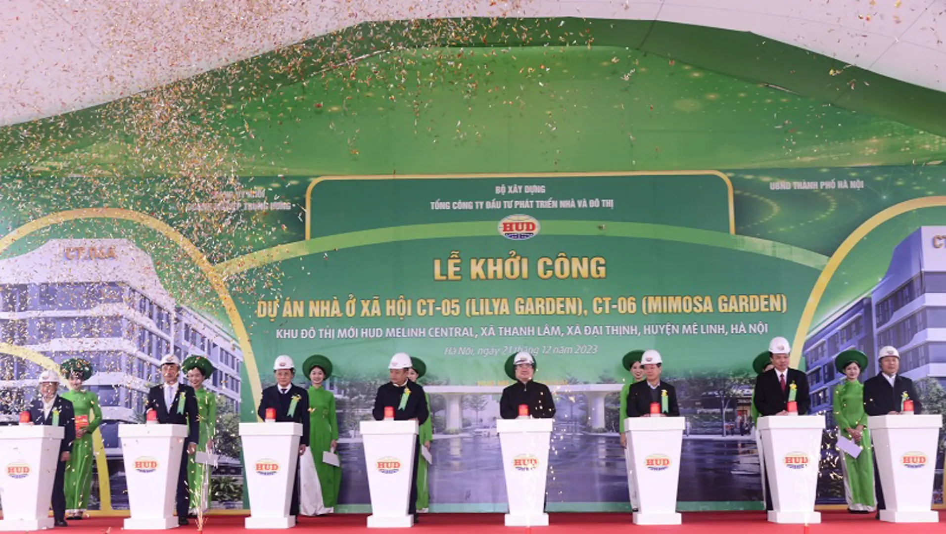 Khởi công gần 28.200m2 sàn nhà ở xã hội tại huyện Mê Linh