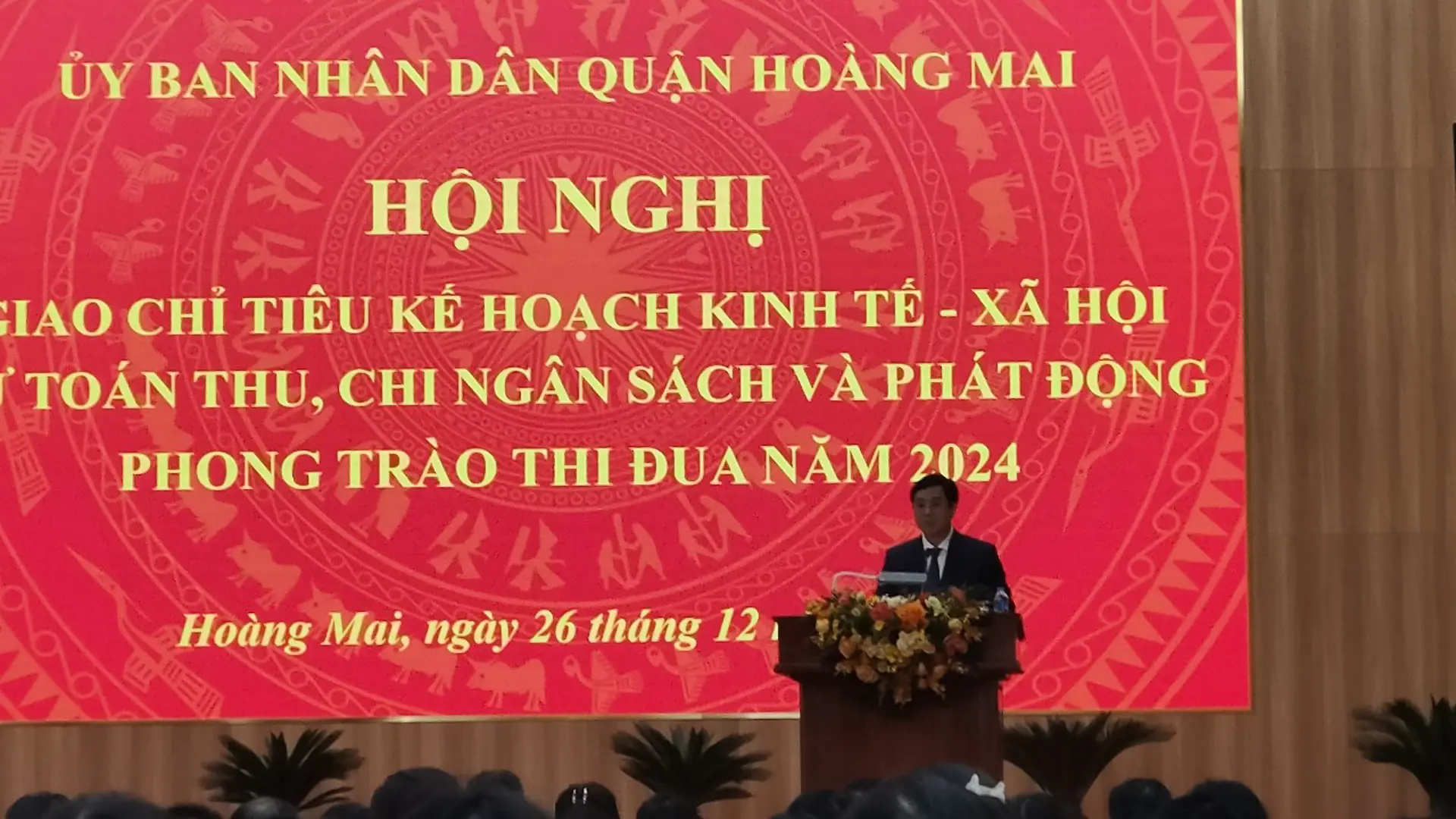 Quận Hoàng Mai giao Kế hoạch chỉ tiêu kinh tế xã hội năm 2024