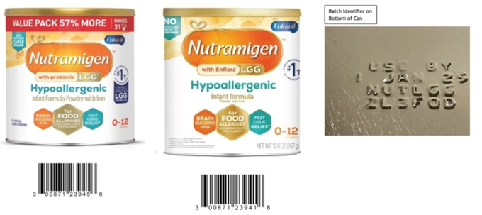 Thu hồi tự nguyện lô sữa công thức Nutramigen do nguy cơ nhiễm khuẩn