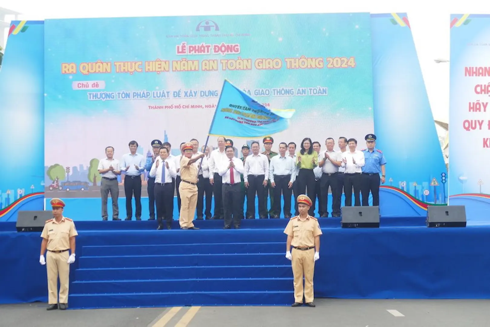 TP Hồ Chí Minh phát động năm an toàn giao thông 2024